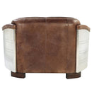Acme Furniture Brancaster Stationary Leather Loveseat 53546 IMAGE 6