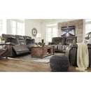Signature Design by Ashley Wurstrow Power Reclining Leather Match Loveseat with Console U5460218 IMAGE 11