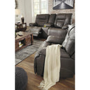 Signature Design by Ashley Wurstrow Power Reclining Leather Match Loveseat with Console U5460218 IMAGE 13