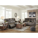 Signature Design by Ashley Wurstrow Power Reclining Leather Match Loveseat with Console U5460218 IMAGE 14