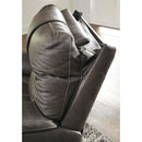 Signature Design by Ashley Wurstrow Power Reclining Leather Match Loveseat with Console U5460218 IMAGE 9