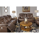 Signature Design by Ashley Wurstrow Power Reclining Leather Match Loveseat with Console U5460318 IMAGE 11