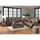 Signature Design by Ashley Wurstrow Power Reclining Leather Match Loveseat with Console U5460318 IMAGE 12