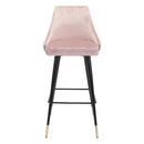 Zuo Piccolo 101096 Barstool - Pink IMAGE 3