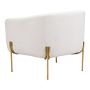 Zuo Micaela 101258 Armchair - Ivory IMAGE 5