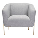Zuo Micaela 101259 Armchair - Grey IMAGE 3