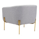 Zuo Micaela 101259 Armchair - Grey IMAGE 5