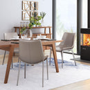 Zuo Magnus 101269 Dining Chair - Brown & Silver IMAGE 8