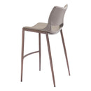 Zuo Ace 101286 Barstool - Brown & Walnut IMAGE 5