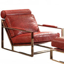 Acme Furniture Quinto Stationary Leather Accent Chair 96672 IMAGE 1