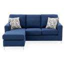 Minhas Furniture Fabric Sectional AB1024-PRB IMAGE 1
