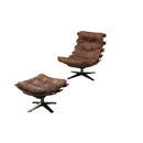 Acme Furniture Gandy Swivel Leather Accent Chair 59530 IMAGE 1
