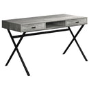 Monarch Computer Desk - Grey Reclaimed Wood/Black I 7448 IMAGE 1
