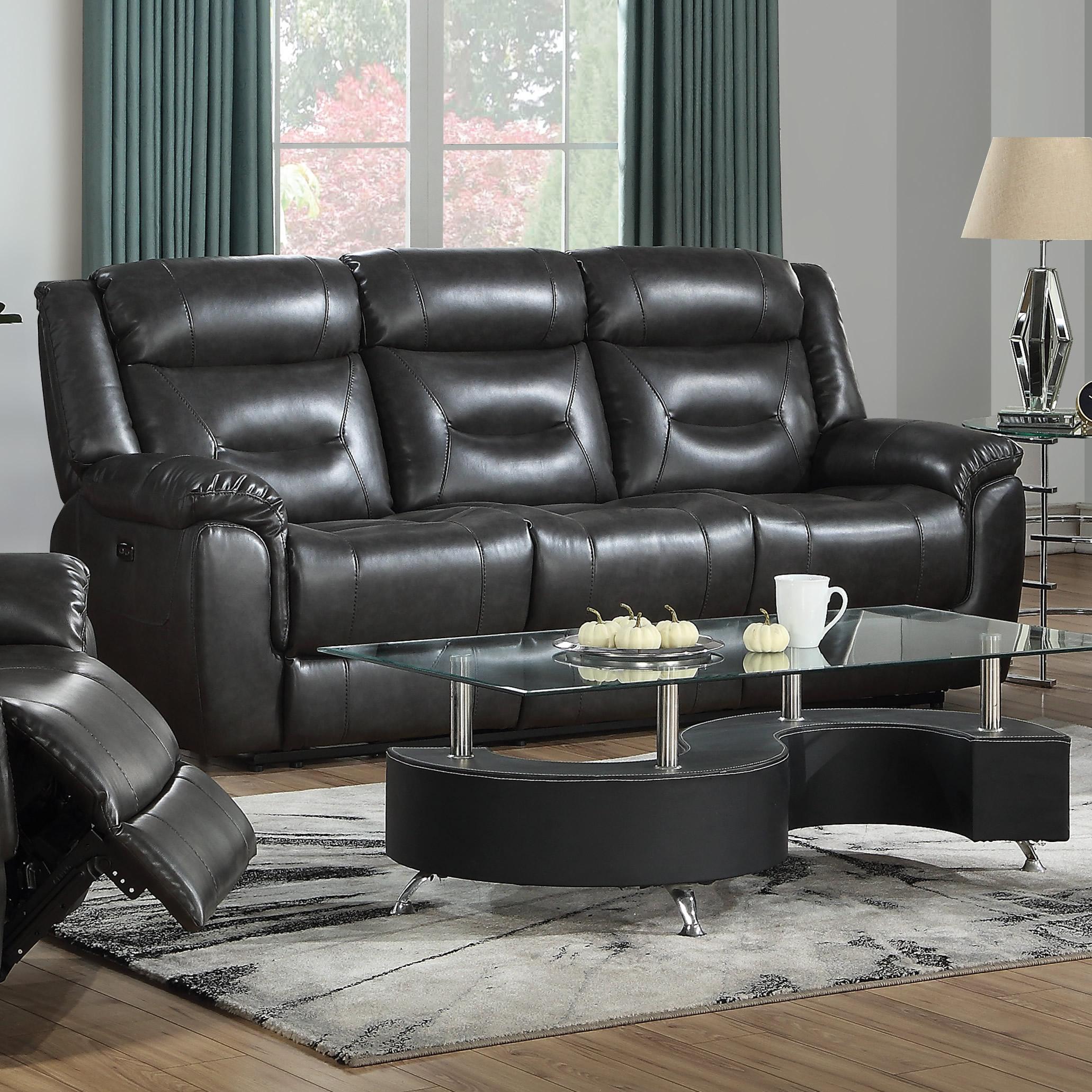 Juno leather power reclining sofa sales