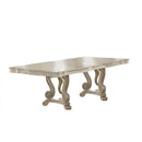 Acme Furniture Ragenardus Dining Table with Pedestal Base 61280 IMAGE 2