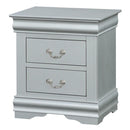Acme Furniture Louis Philippe III 2-Drawer Nightstand 26703 IMAGE 2