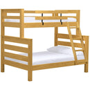 Crate Designs Furniture TimberFrame A43909H Twin over Full Bunk Bed with Ladder IMAGE 1