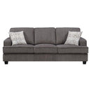 Emerald Home Furnishings Carter Stationary Fabric Sofa U3477-00-13 IMAGE 1