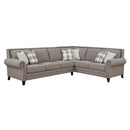 Emerald Home Furnishings Willow Creek Fabric 2 pc Sectional U4120-11-12-13A-K IMAGE 1
