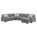 Emerald Home Furnishings Repose Fabric 3 pc Sectional U4174-11-12-31-33A-K IMAGE 1