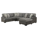 Emerald Home Furnishings Berlin Fabric 4 pc Sectional U4551-11-14-16-42-03-K IMAGE 1