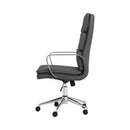 Coaster Furniture Ximena 801745 Upholstered Adjustable High Back Office Chair - Grey IMAGE 3