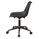 Coaster Furniture Carnell 803378 Upholstered Adjustable Home Office Desk Chair - Brown IMAGE 3