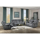 Acme Furniture Zubaida 55025 Glider Sofa - Two Tone Grey IMAGE 1