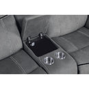 Acme Furniture Zubaida 55026 Motion Loveseat & Console with USB IMAGE 5
