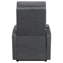 Coaster Furniture Howie 609403P Upholstered Power Lift Massage Chair - Charcoal IMAGE 8