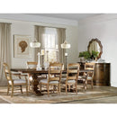 Hooker Furniture 5447-75206 Archivist Trestle Table with 2-18in Leaves IMAGE 3