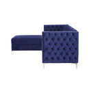 Acme Furniture Sullivan 55490 Sectional Sofa - Navy Blue IMAGE 3