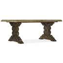 Hooker Furniture 6960-75200-81 La Grange Le Vieux 86in Double Pedestal Table with 2-18in Leaves IMAGE 1