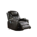 Acme Furniture Waterlily 59277 Rocker Recliner With Swivel - Black IMAGE 1