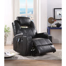 Acme Furniture Waterlily 59277 Rocker Recliner With Swivel - Black IMAGE 3