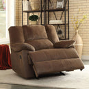 Acme Furniture Oliver 59415 Oversized Glider Recliner - Chocolate IMAGE 1