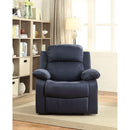 Acme Furniture Parklon 59476 Recliner - Blue IMAGE 5