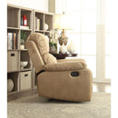 Acme Furniture Bina 59526 Recliner - Light Brown IMAGE 3