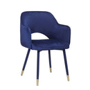 Acme Furniture Applewood 59852 Accent Chair - Ocean Blue IMAGE 2