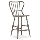 Hooker Furniture 5805-75361-96 Ciao Bella Spindle Back Bar Stool-Speckled Gray IMAGE 1