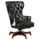Hooker Furniture EC448-097 Katherine Executive Swivel Tilt Chair with Black & White HOH IMAGE 1