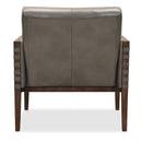 Hooker Furniture CC401-095 Carverdale Leather Club Chair withWood Frame IMAGE 4