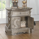 Acme Furniture Northville 26935 Nightstand with Wooden Top IMAGE 1
