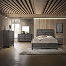 Acme Furniture Valdemar 27047EK King Panel Bed IMAGE 5