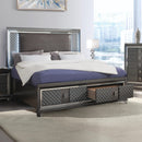 Acme Furniture Sawyer 27967EK King Storage Bed IMAGE 2