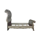 Acme Furniture Dresden 28184CK California King Bed - Vintage Bone White and PU IMAGE 4