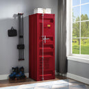 Acme Furniture Cargo 35955 Wardrobe (Single Door) - Red IMAGE 1
