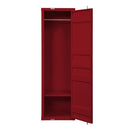 Acme Furniture Cargo 35955 Wardrobe (Single Door) - Red IMAGE 4