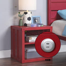 Acme Furniture Cargo 35951 Nightstand with USB Port - Red IMAGE 7