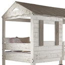 Acme Furniture Darlene 38135 Twin Over Twin Bunk Bed - Rustic White IMAGE 3